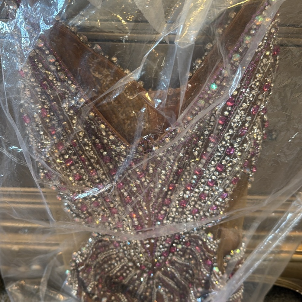 Portia and Scarlett Gold Pink Embellished Slit Maxi
Worn time 5 hrs
No returns - Picture 3 of 10